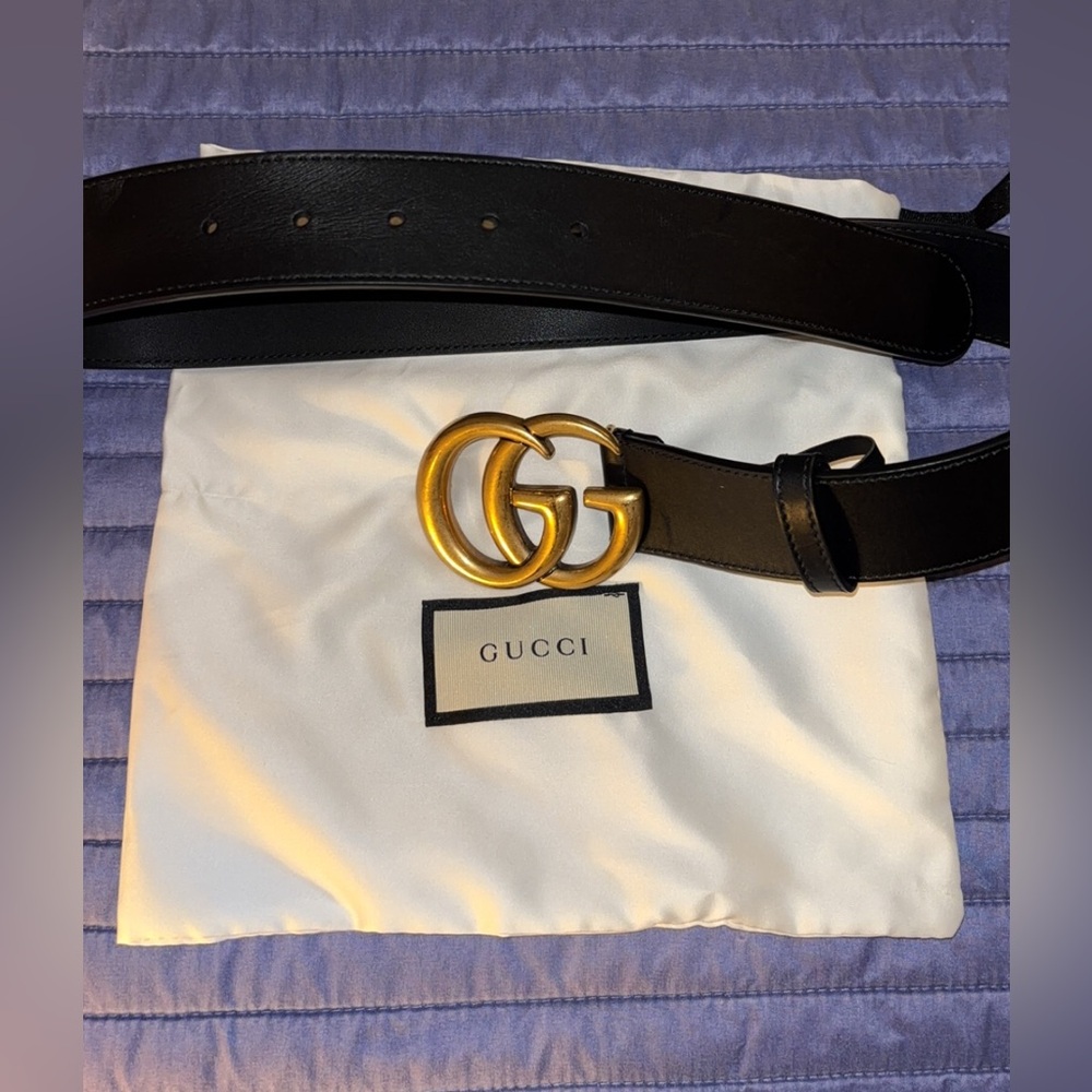 Gucci - GG MARMONT WIDE BELT